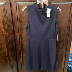 New York and Company Navy sleeveless dress